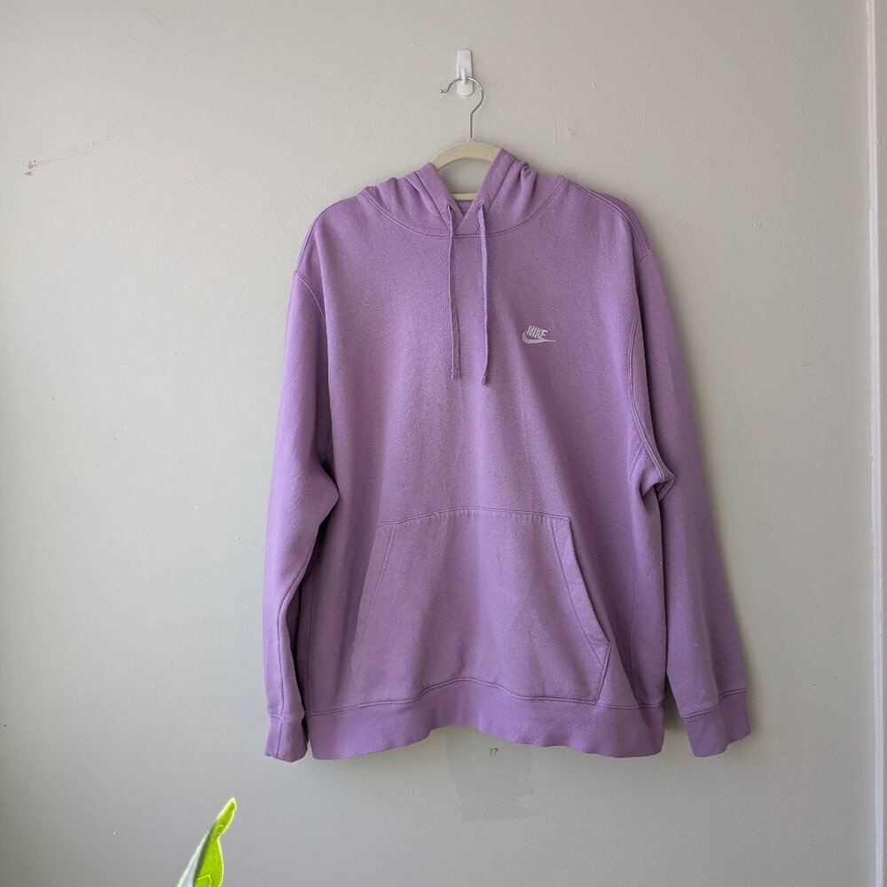 Nike Light Purple Pullover Sweatshirt Hoodie Mens Size XL